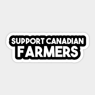 Support Canadian Farmers Sticker